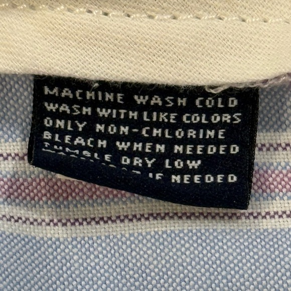 American Living Pastel Color Block Pinstriped 11” Oxford Colorful Mens Shorts 38 - Picture 8 of 12